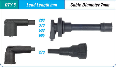 IGNITION LEAD SET NISSAN GA16DE | ILS-021M-AUTOIGNITE-Autoignite NZ