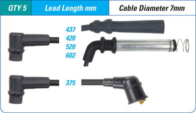 IGNITION LEAD SET DAEWOO CIELO 1.5 SOHC | ILS-120M-AUTOIGNITE-Autoignite NZ