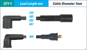 IGNITION LEAD SET MAZDA 626 2.2 | ILS-053M-AUTOIGNITE-Autoignite NZ