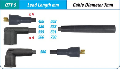 IGNITION LEAD SET ROVER V8 3.5,3.9 | ILS-043M-AUTOIGNITE-Autoignite NZ