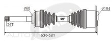 Load image into Gallery viewer, DRIVE SHAFT GSP-BW  | CVS.1161
