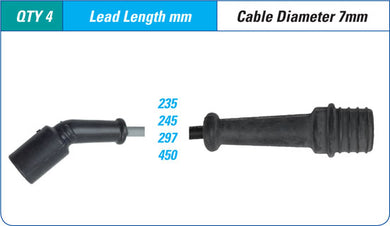 IGNITION LEAD SET RENAULT 1.4 1.6 | ILS-080M-AUTOIGNITE-Autoignite NZ