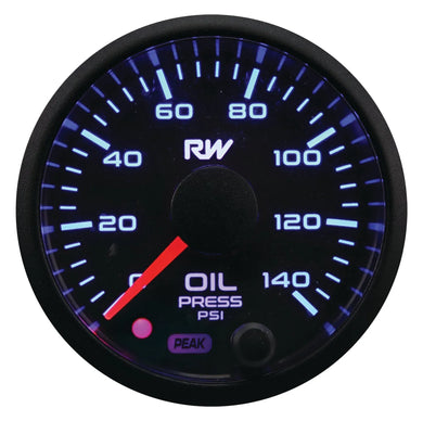 RACEWORKS 52MM ELECTRONIC OIL PRESSURE GAUGE KIT | VPR-303-RACECAR PREPARATION-Autoignite NZ