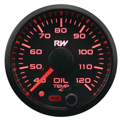 RACEWORKS 52MM ELECTRONIC OIL TEMPERATURE GAUGE KIT | VPR-304-RACECAR PREPARATION-Autoignite NZ