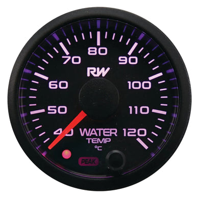 RACEWORKS 52MM ELECTRONIC WATER TEMPERATURE GAUGE KIT | VPR-306-RACECAR PREPARATION-Autoignite NZ
