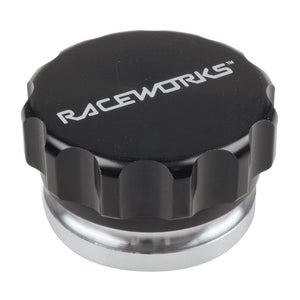 RACEWORKS WELD ON ALUMINIUM FILLER WITH CAP 1IN | RWF-460-16-ABK