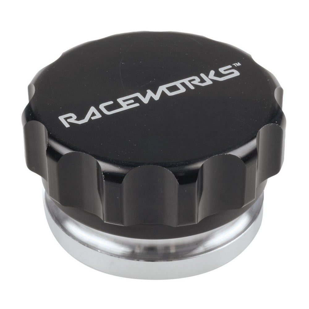 RACEWORKS WELD ON ALUMINIUM FILLER WITH CAP 1IN | RWF-460-16-ABK
