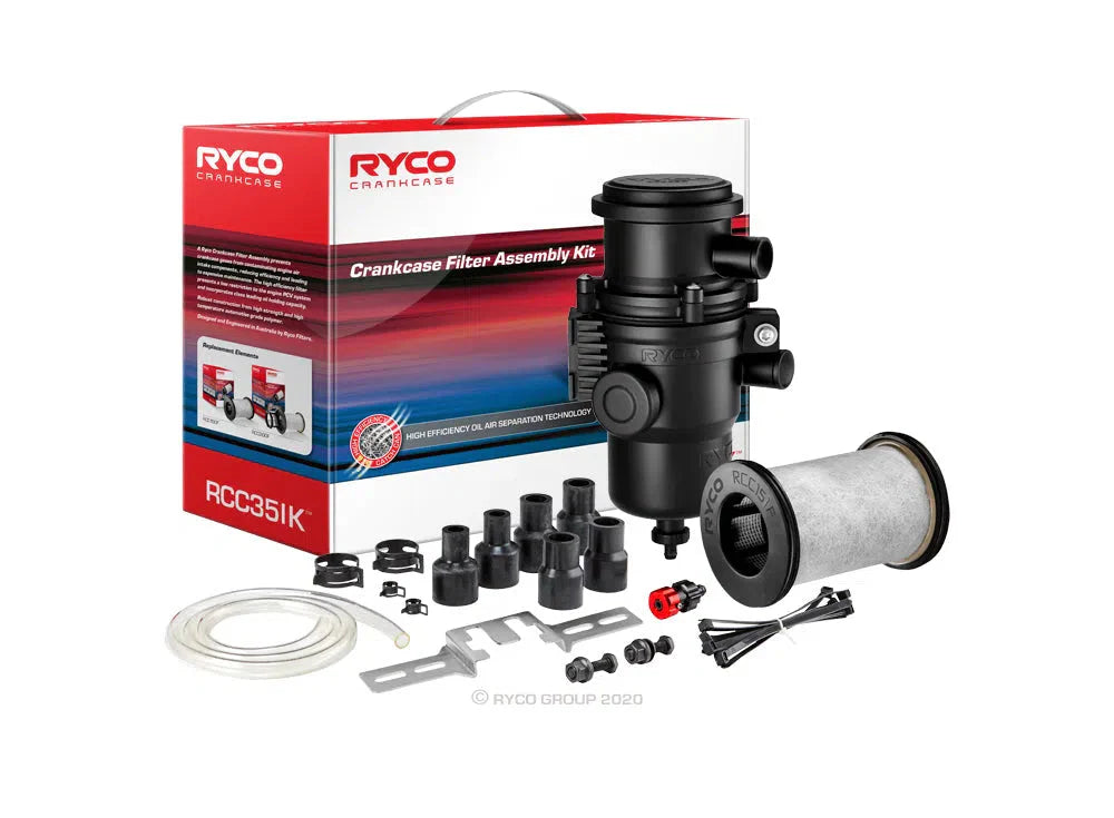 RYCO UNIVERSAL CRANKCASE FILTER KIT | RCC351K-CATCH CAN-RYCO-Autoignite NZ
