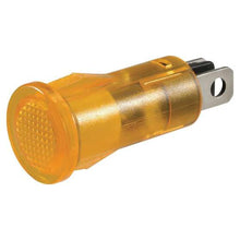 Load image into Gallery viewer, AMBER LED PILOT LAMP 24V PUSH FIT SUITS 12.5mm OPENING
