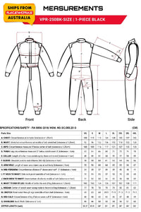 RACEWORKS 3 LAYER 1 PIECE NOMEX RACING SUITS