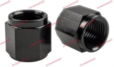 AN-4 ALUMINIUM TUBE NUT (PK2)-NZRACEWORKS-Autoignite NZ