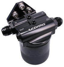 Load image into Gallery viewer, BILLET 4PORT SIDE ENTRY OIL FILTER MOUNT | ALY-153BK-NZRACEWORKS-Autoignite NZ
