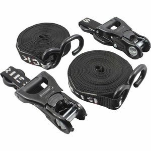 Black series Ratchet Tiedown with integrated clamp on ratchet. Twin pack | 750kg's-AEROFAST-Autoignite NZ