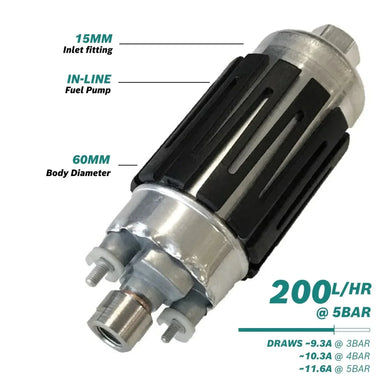 BOSCH 200 FUEL PUMP - 044 REPLACEMENT- 275LPH-BOSCH-Autoignite NZ