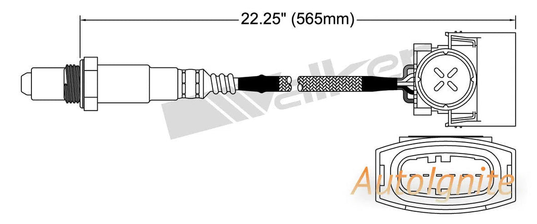 BOSCH 5 WIRE OXYGEN SENSOR EGO-031