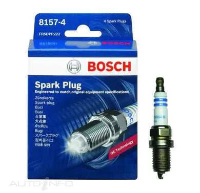 BOSCH DOUBLE PLATINUM SPARK PLUG | 8157-4-BOSCH-Autoignite NZ