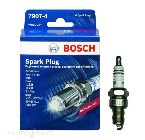BOSCH SPARK PLUG - 7907-4-BOSCH-Autoignite NZ