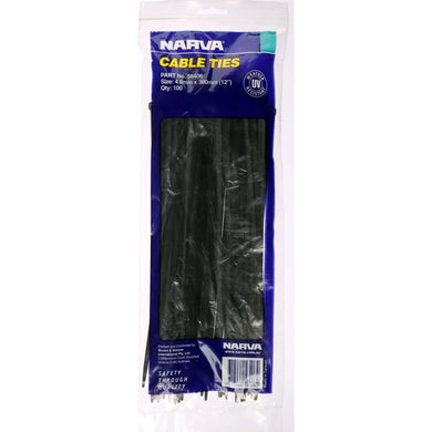 CABLE TIE 4.80x 300 (100) | 56406-NARVA-Autoignite NZ