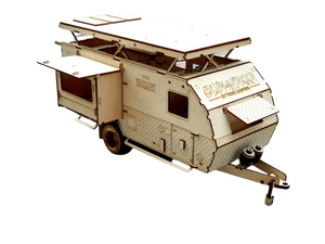 CARAVAN 3D CONSTRUCTION KIT | BUSHWAKKA FAKAWI-PICKY-Autoignite NZ
