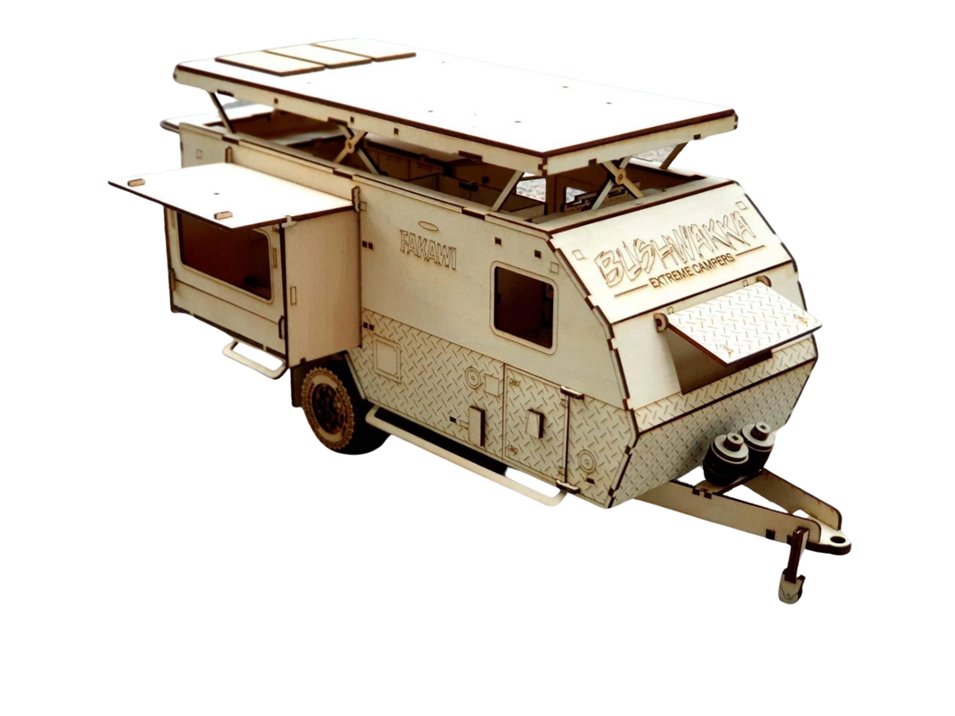 CARAVAN 3D CONSTRUCTION KIT | BUSHWAKKA FAKAWI-PICKY-Autoignite NZ