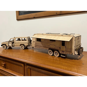 CARAVAN 3D CONSTRUCTION KIT | KOKODA FORCE 2 X TRAIL-PICKY-Autoignite NZ