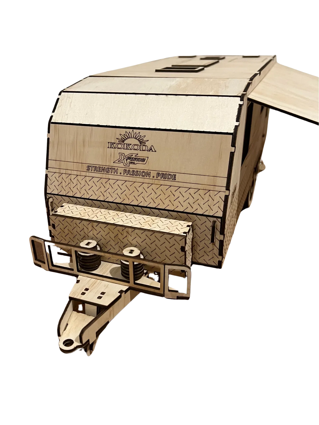 CARAVAN 3D CONSTRUCTION KIT | KOKODA FORCE 2 X TRAIL-PICKY-Autoignite NZ