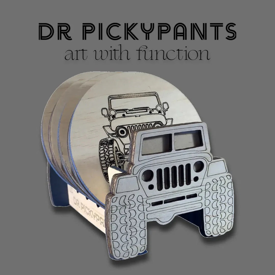 COASTER COLLECTION WITH STAND | JEEP-PICKY-Autoignite NZ