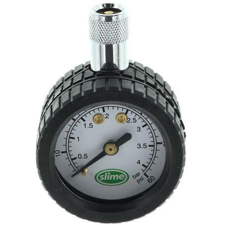 SLIME MAGNETIC DIAL TYRE PRESSURE GAUGE 0-60PSI | 20055