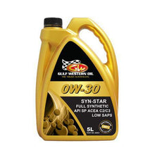 Load image into Gallery viewer, GULF WESTERN SYN-STAR SYNTHETIC 0W-30 ENGINE OIL
