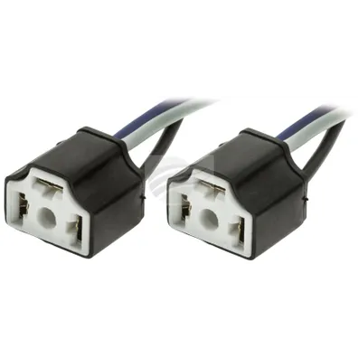 HEADLIGHT CONNECTOR H4 PREWIRED WITH 100mm WIRE PKT 2