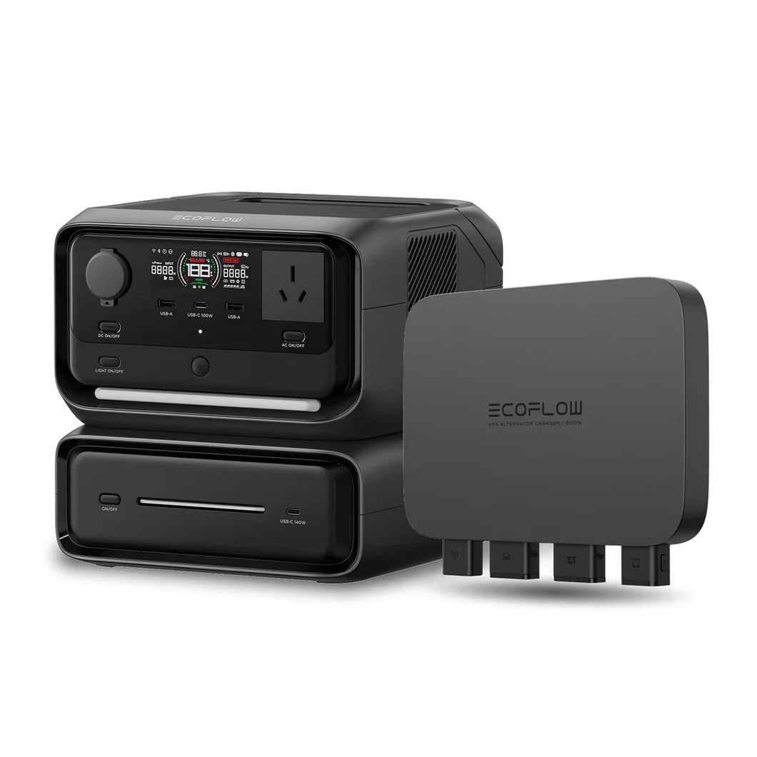 ECOFLOW 500W ALTERNATOR CHARGER+RIVER 3 MAX