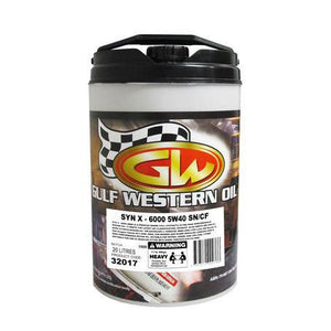 GULF WESTERN SYN-X 6000 5W-40 ENGINE OIL