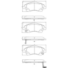 Load image into Gallery viewer, RDA GP Max Brake Pads RDB2457 - suits Toyota Avensis (view 2)
