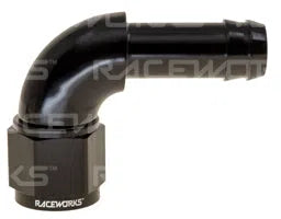 FEMALE AN-4 TO 3/16IN BARB 90DEG-NZRACEWORKS-Autoignite NZ
