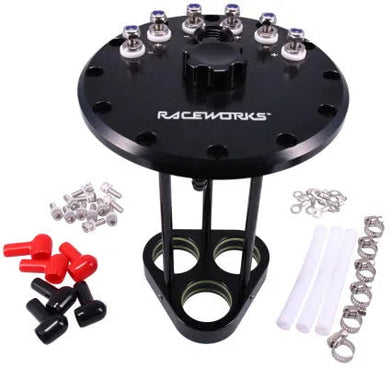 FUEL CELL HANGER WITH FILLER SUITS 1-3 39-40MM PUMPS-NZRACEWORKS-Autoignite NZ