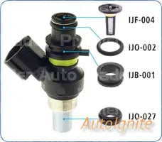 FUEL INJECTOR SERVICE KIT | IJK-043-AUTOIGNITE-Autoignite NZ