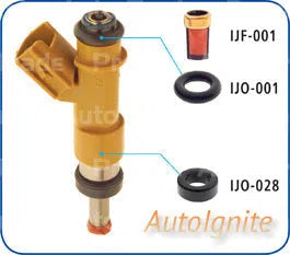 FUEL INJECTOR SERVICE KIT | IJK-061-AUTOIGNITE-Autoignite NZ