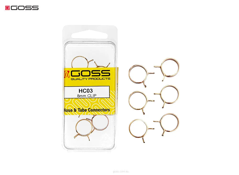 GOSS HOSE CLIP 8MM | HC03-GOSS-Autoignite NZ