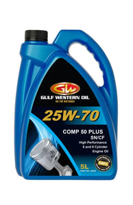 GULF WESTERN COMP 50 PLUS 25W70 ENGINE OIL-GULF WESTERN-Autoignite NZ