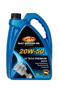 GULF WESTERN HI-TECH PREMIUM 20W-50 ENGINE OIL-GULF WESTERN-Autoignite NZ