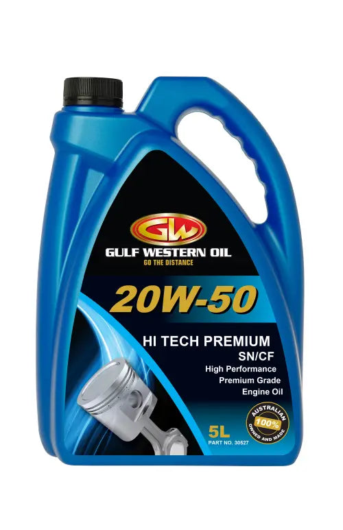GULF WESTERN HI-TECH PREMIUM 20W-50 ENGINE OIL-GULF WESTERN-Autoignite NZ