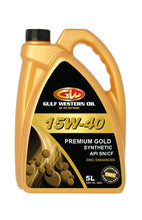 Load image into Gallery viewer, GULF WESTERN PREMIUM GOLD 15W40 ENGINE OIL-GULF WESTERN-Autoignite NZ

