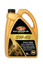 Load image into Gallery viewer, GULF WESTERN SYN-X 5000 5W-40 SN/CF FULL SYN A3/B3-GULF WESTERN-Autoignite NZ
