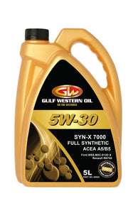 GULF WESTERN SYN-X 7000 5W-30 ENGINE OIL-GULF WESTERN-Autoignite NZ