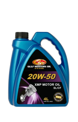 GULF WESTERN XMP 20W50 MOTOR OIL - 4L-GULF WESTERN-Autoignite NZ