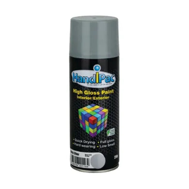 HANDIPAC 250g GLOSS SILVER SPRAY PAINT PAINT AEROSOL | HPS280-PAINT-Autoignite NZ