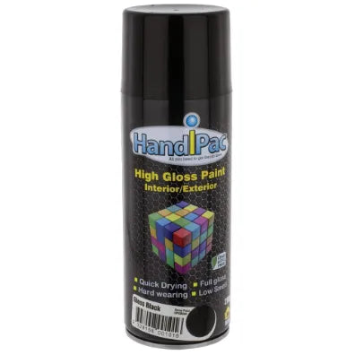 HANDIPAC 400g COLD GALVANISING SPRAY BLACK AEROSOL | HPBGAL400-HANDIPAC-Autoignite NZ