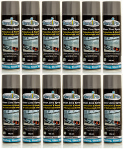 HANDIPAC 400g SILVER ZINC SPRAY PAINT AEROSOL | HPSZINC400-HANDIPAC-Autoignite NZ