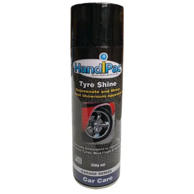 HANDIPAC TYRE SHINE AEROSOL 350G | HPTS350-HANDIPAC-Autoignite NZ