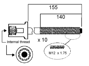 HEAD BOLT SET AUDI BKD-PERMASEAL-Autoignite NZ